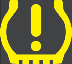 The tire pressure monitoring sensor icon